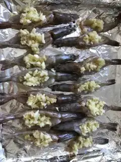 Make Grinded shrimp step 2