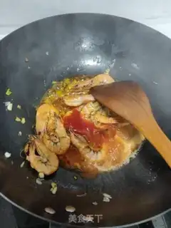 Make Spicy shrimp with eggplant juice step 3