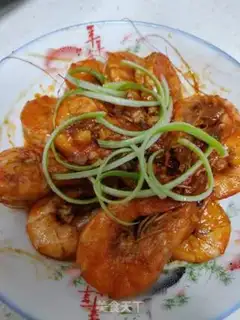 Make Spicy shrimp with eggplant juice step 5
