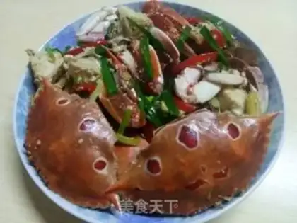 Make Ginger onions and crabs step 4