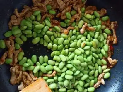 Make Snow veal swirl, soybeans step 6