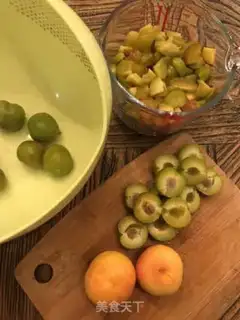 Make Peach sauce step 1