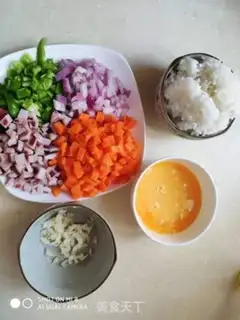 Make Squid rice step 3