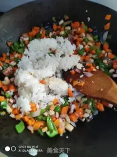 Make Squid rice step 8