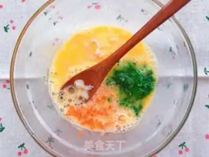 Make Shrimp omelet step 8