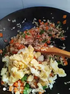 Make Squid rice step 9