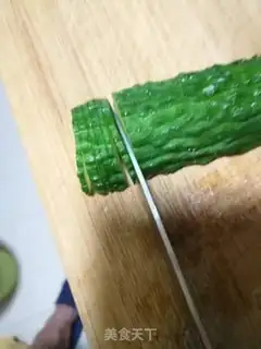 Make Cucumber butterflies step 1