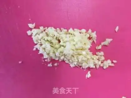 Make Garlic for shrimp step 1