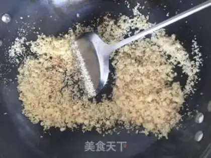 Make Bread crumbs and shrimp step 6