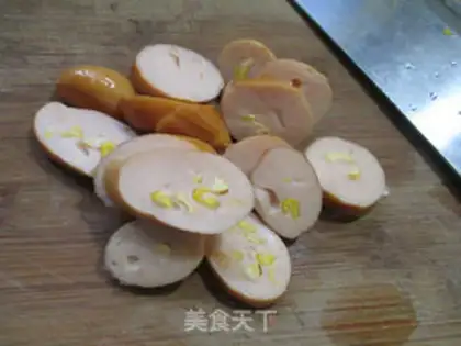 Make Corn dog intestines step 1