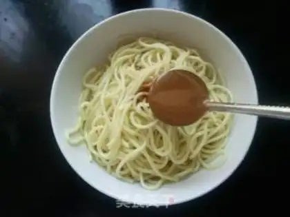 Make Squeaky sauce dry noodles step 11