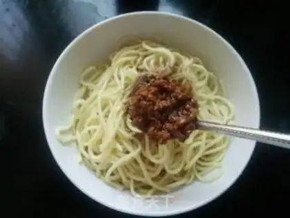 Make Squeaky sauce dry noodles step 13