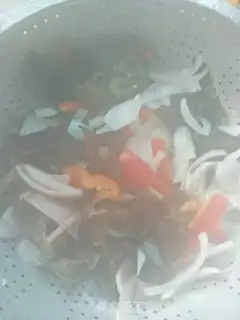 Make Onion fried wood step 2