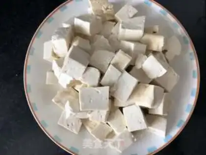 Make Soy sauce tofu step 1