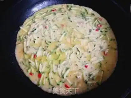 Make cucumber pancakes step 7