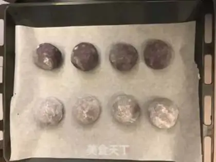 Make Black rice buns step 5