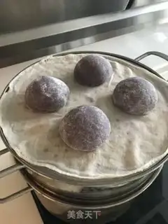 Make Black rice buns step 6