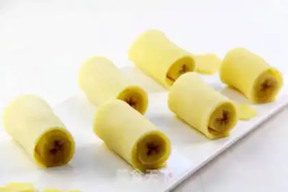 Make Banana roll step 7
