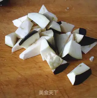 Make Shrimp eggplant step 1