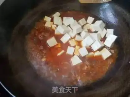 Make Spicy tofu step 5