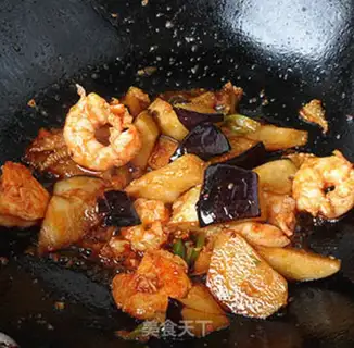 Make Shrimp eggplant step 6