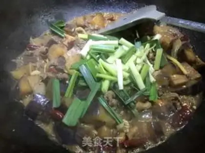Make Chicken and eggplant step 7