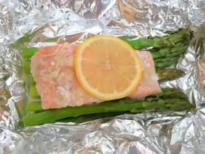 Make Squided salmon step 7