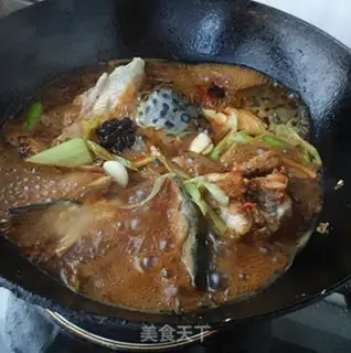Make Burned salmon head step 5