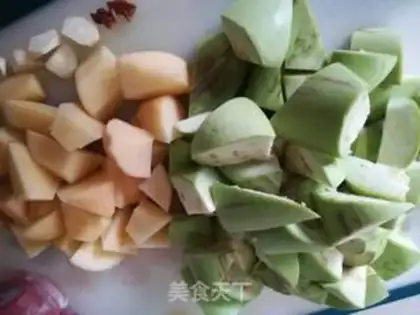 Make Cheese and potatoes step 1