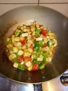 Make Cheese and pepper step 4