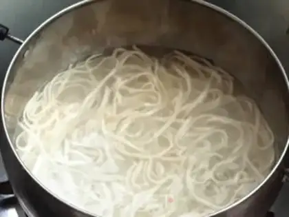 Make Cheese noodles step 9