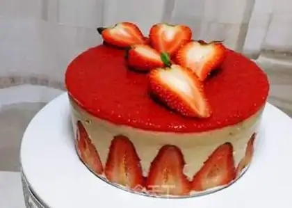 Make Strawberry Moose step 20