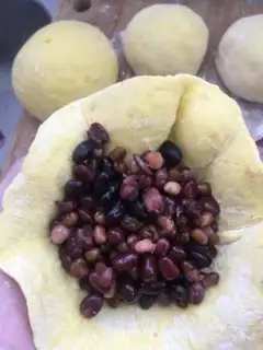 Make Three bean pumpkin rolls step 0