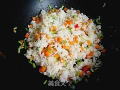 Make Potato fried rice step 8