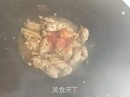 Make Chicken wings with eggplant juice step 7