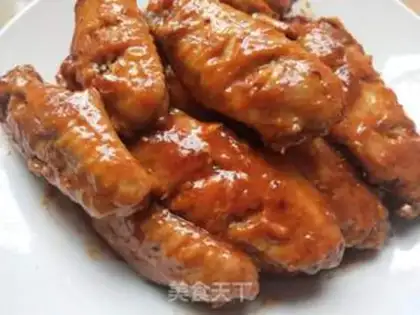 Make Chicken wings with eggplant juice step 9