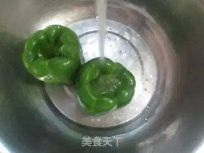 Make Soo-jeong-gwan fried light pepper step 1