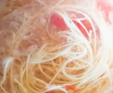 Make Hot noodles step 5