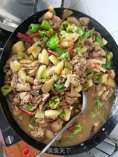 Make Xinjiang chicken step 5