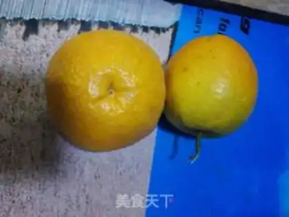 Make Orange Juice Poofball step 1