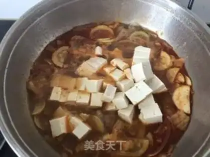 Make Pickle tofu soup step 5