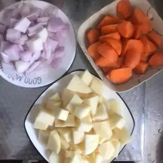 Make Mango curry chicken step 1