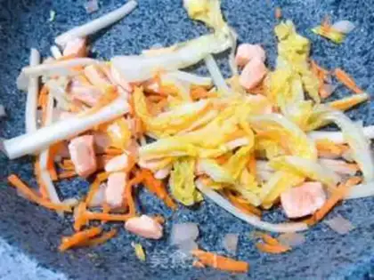 Make Salmon pasta step 11