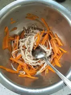 Make The white mushrooms step 9