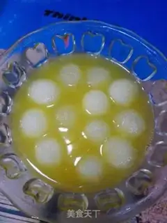 Make Orange Juice Poofball step 7