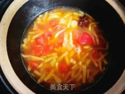 Make Cheese and eggs soup step 7