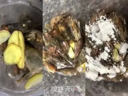 Make Precious shrimp head step 1