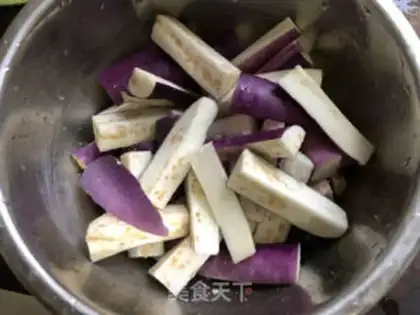 Make Soy eggplant blade beans step 3