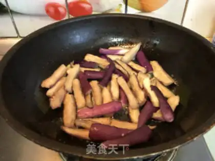 Make Soy eggplant blade beans step 6