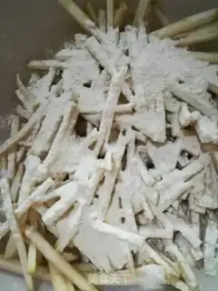 Make Garlic silk step 1